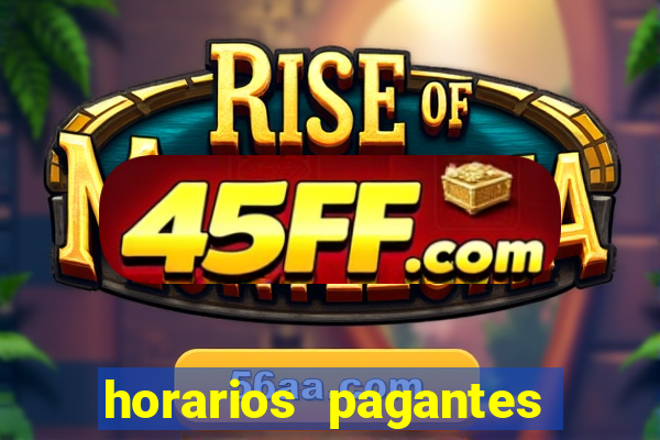 horarios pagantes do fortune ox